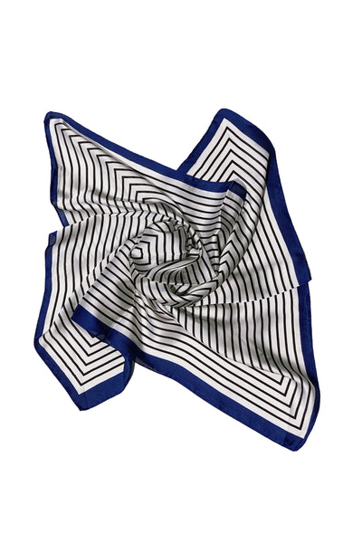 Ahoy Scarf - White/Navy