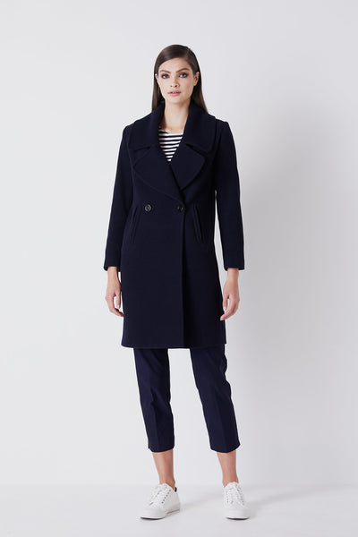 Mara Coat - Navy