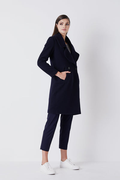 Mara Coat - Navy