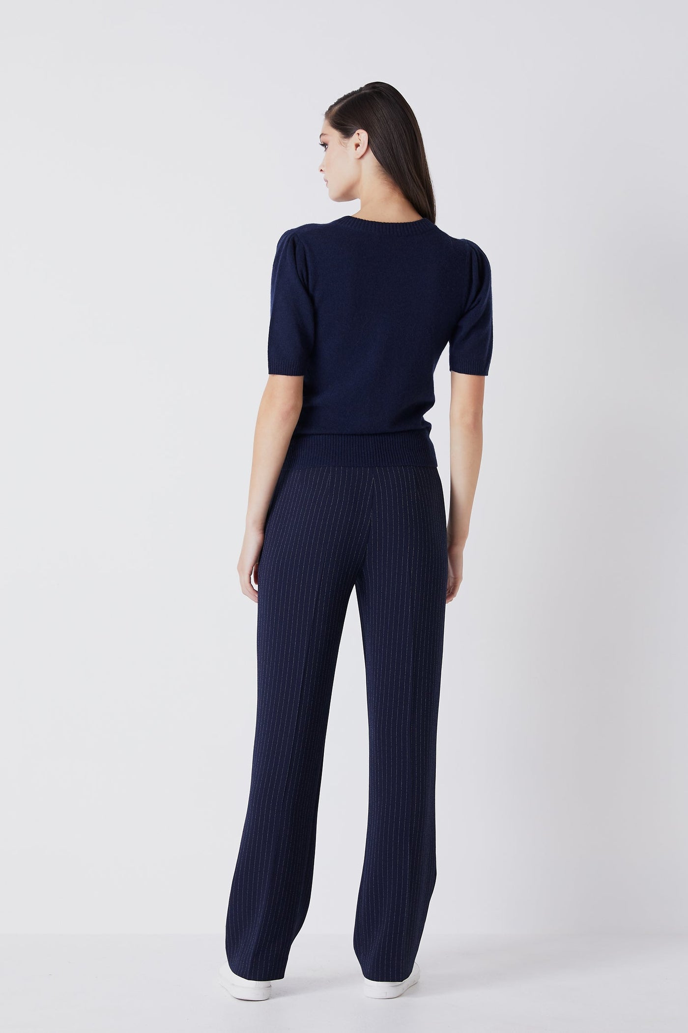 Cashmere Top - Navy