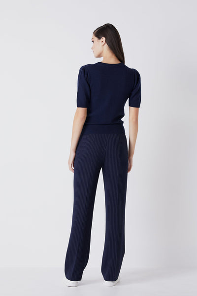 Cashmere Top - Navy