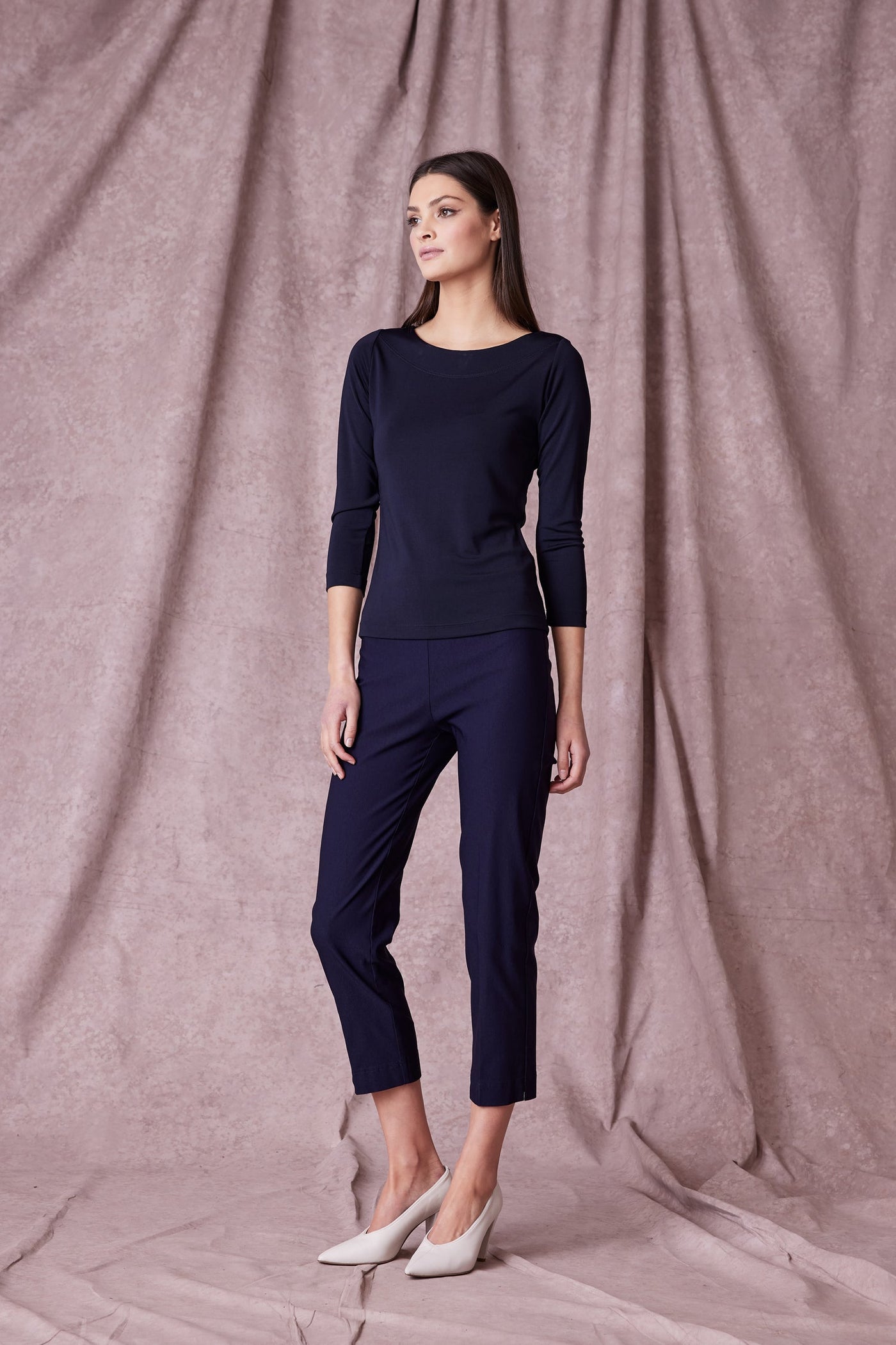 Fluid Milano Top - Navy