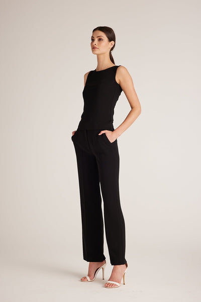 Fluid Milano Singlet - Black