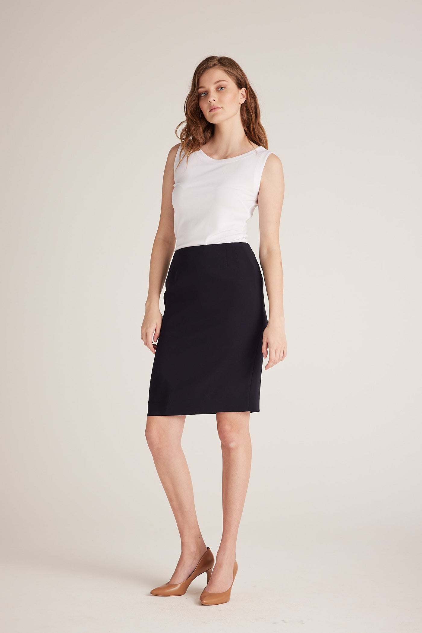 Jade Skirt - Navy
