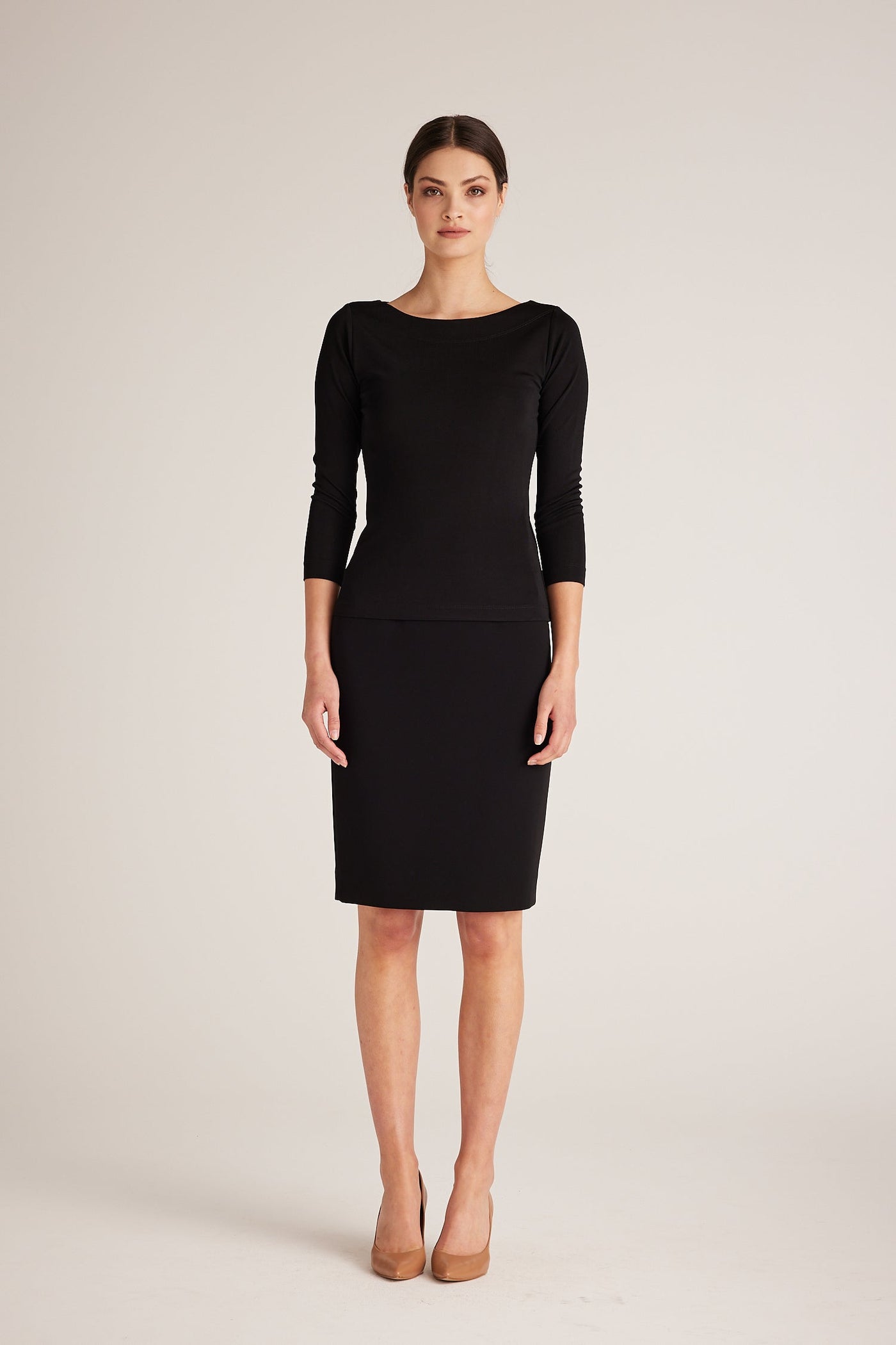 Fluid Milano Top - Black