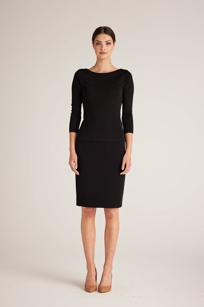 Fluid Milano Top - Black