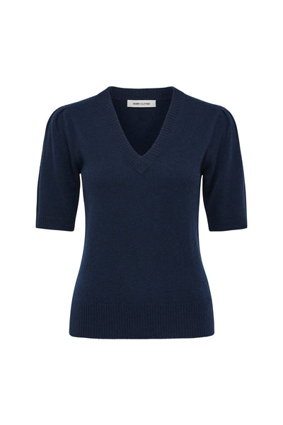 Cashmere Top - Navy